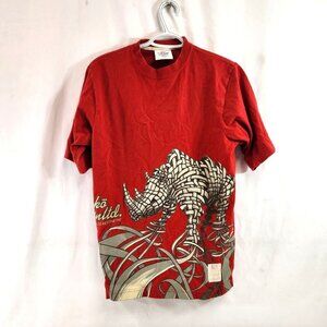 Ecko Unlimited Rhino T-Shirt Red Mens Medium Y2k